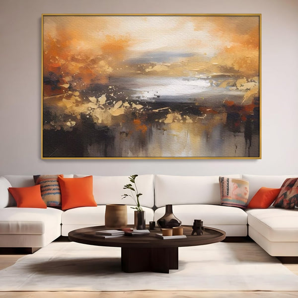 Leinwand Wandbilder Premium LuxCanva® A1607, Unendlichkeit, Abstrakte Landschaft, Dekorativ, Kosmos, Schlafzimmer, Lebendige Farben