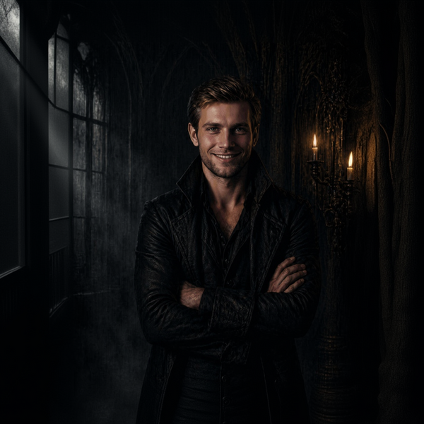 Tablou Personalizat Gothic Dark | Barbati / Edgy | Vertical Portret