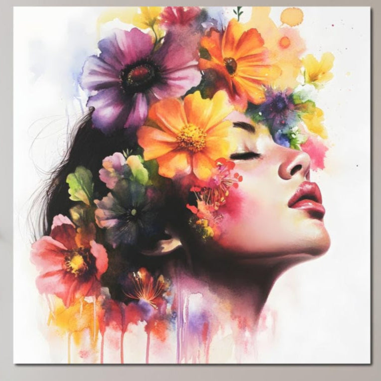 Tablou Canvas Premium, LuxCanva® G1137, Vis in Petale, Feminism, Gradina, Flori, Eleganta, Natura, Regina, Prospetime, Libertate, Arta, Cromatica, Delicatete, Birou, Living