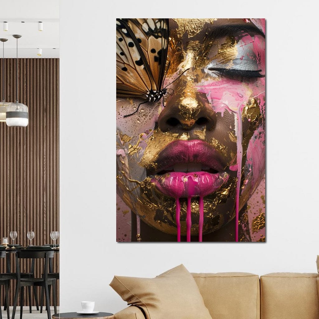 Tablou Canvas Premium LuxCanva® G1030, Efectul Fluturelui , Metamorfoza, Fluture, Sublim, Expresionism, Renastere, Living, Dormitor