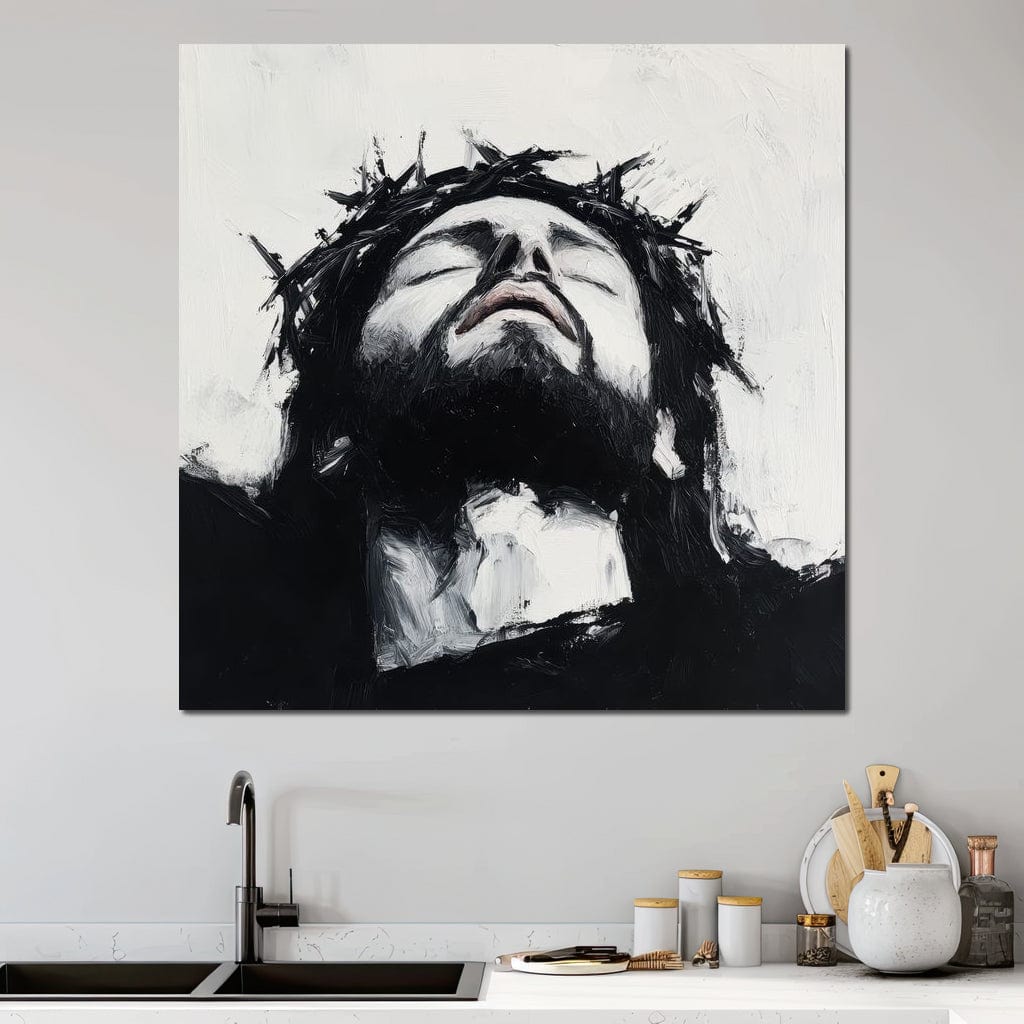 Tablou Canvas Premium LuxCanva® H1003, Durere si Mantuire , Divin, Durere, Coroana, Speranta, Iubire, Spritualitate, Spini, Living, Dormitor