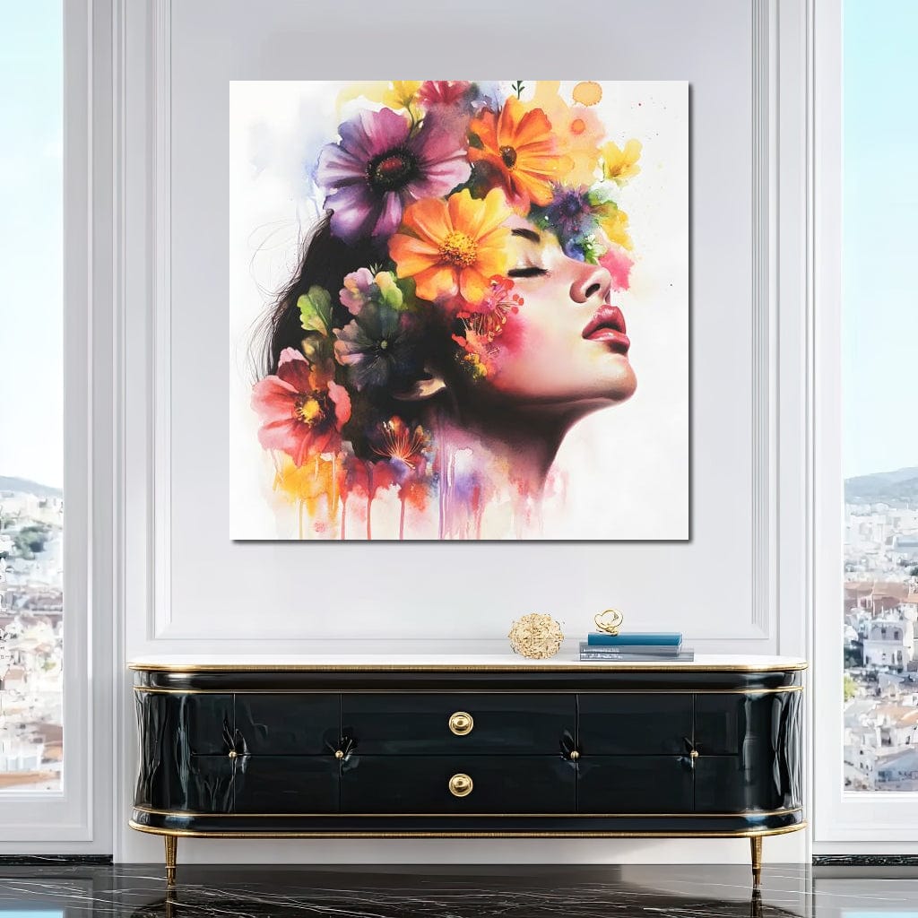 Tablou Canvas Premium, LuxCanva® G1137, Vis in Petale, Feminism, Gradina, Flori, Eleganta, Natura, Regina, Prospetime, Libertate, Arta, Cromatica, Delicatete, Birou, Living