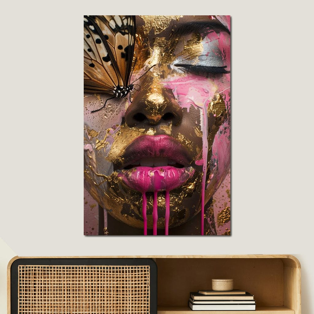 Tablou Canvas Premium LuxCanva® G1030, Efectul Fluturelui , Metamorfoza, Fluture, Sublim, Expresionism, Renastere, Living, Dormitor