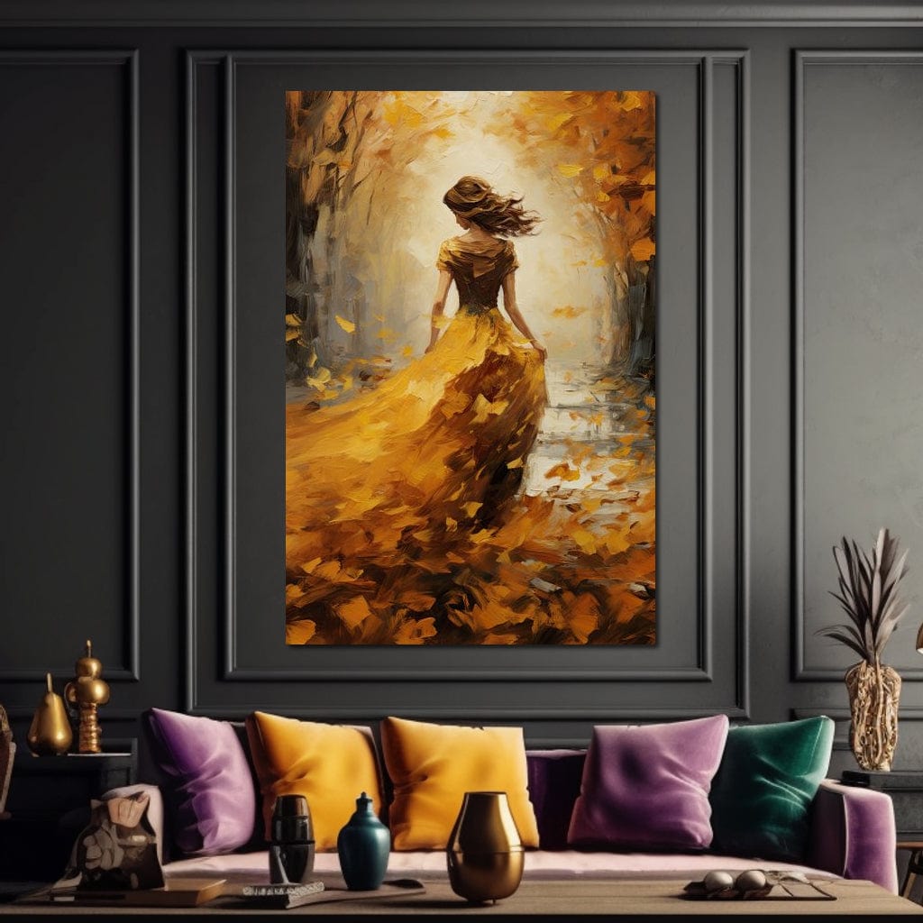 Tablou Canvas Premium LuxCanva® GX1053, Poezia Frunzelor