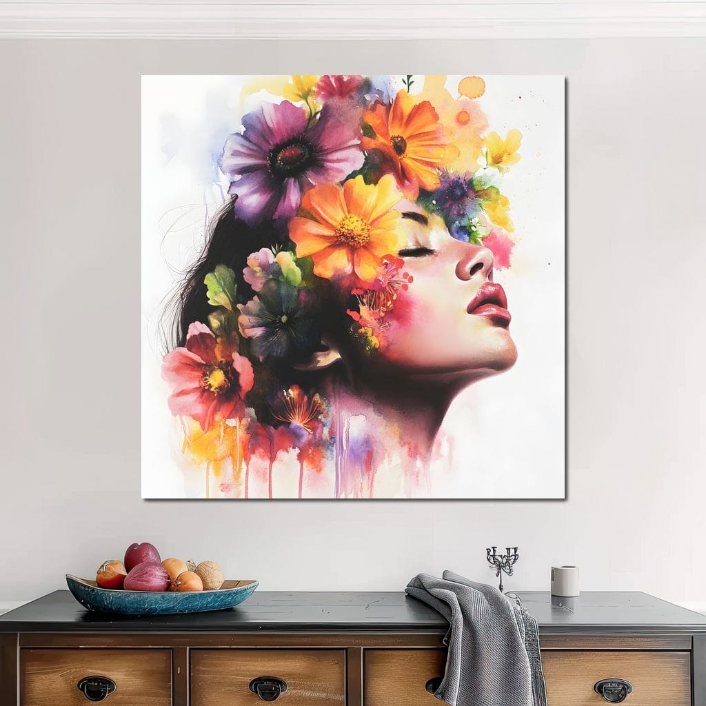 Tablou Canvas Premium, LuxCanva® G1137, Vis in Petale, Feminism, Gradina, Flori, Eleganta, Natura, Regina, Prospetime, Libertate, Arta, Cromatica, Delicatete, Birou, Living