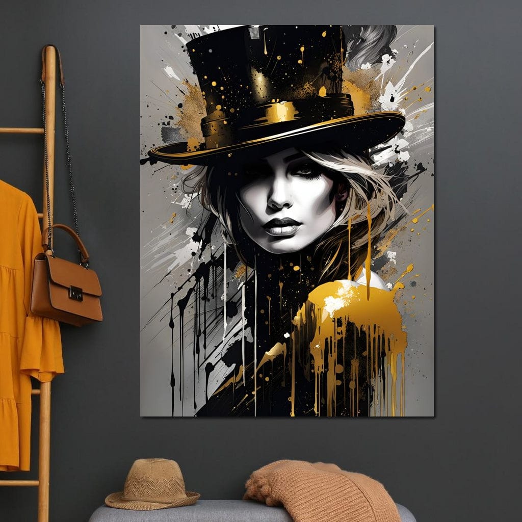 Tablou Canvas Premium LuxCanva® G1021, Palaria Destinului , Alchimie, Joben, Hipnotizare, Noapte, Destin, Arta, Cabaret, Living, Dormitor, Culori vibrante