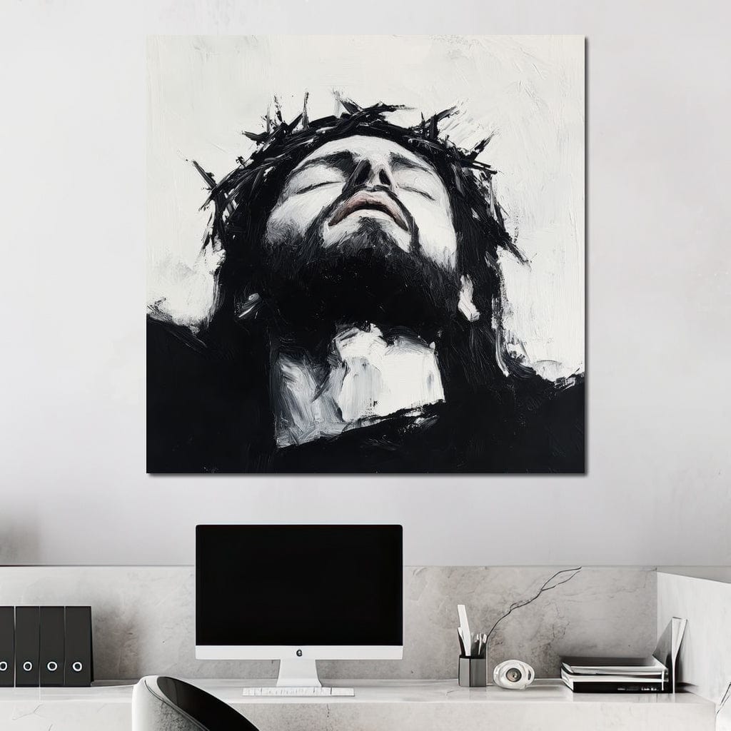 Tablou Canvas Premium LuxCanva® H1003, Durere si Mantuire , Divin, Durere, Coroana, Speranta, Iubire, Spritualitate, Spini, Living, Dormitor