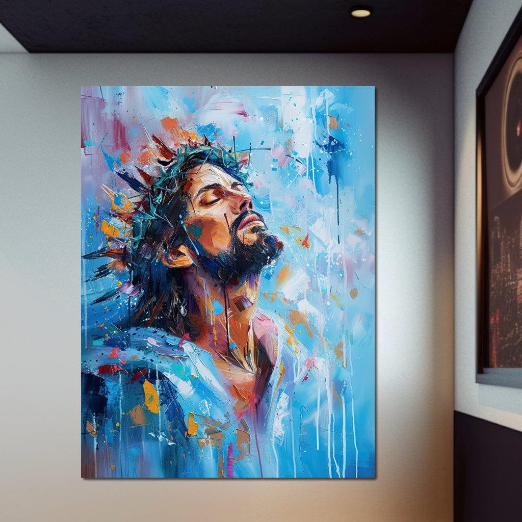 Tablou Canvas Premium LuxCanva® H1043, Coroana Sperantei, Iisus, Credinta, Speranta, Mantuire, Har, Emotie, Coroana de Spini, Arta Religioasa, Living, Dormitor