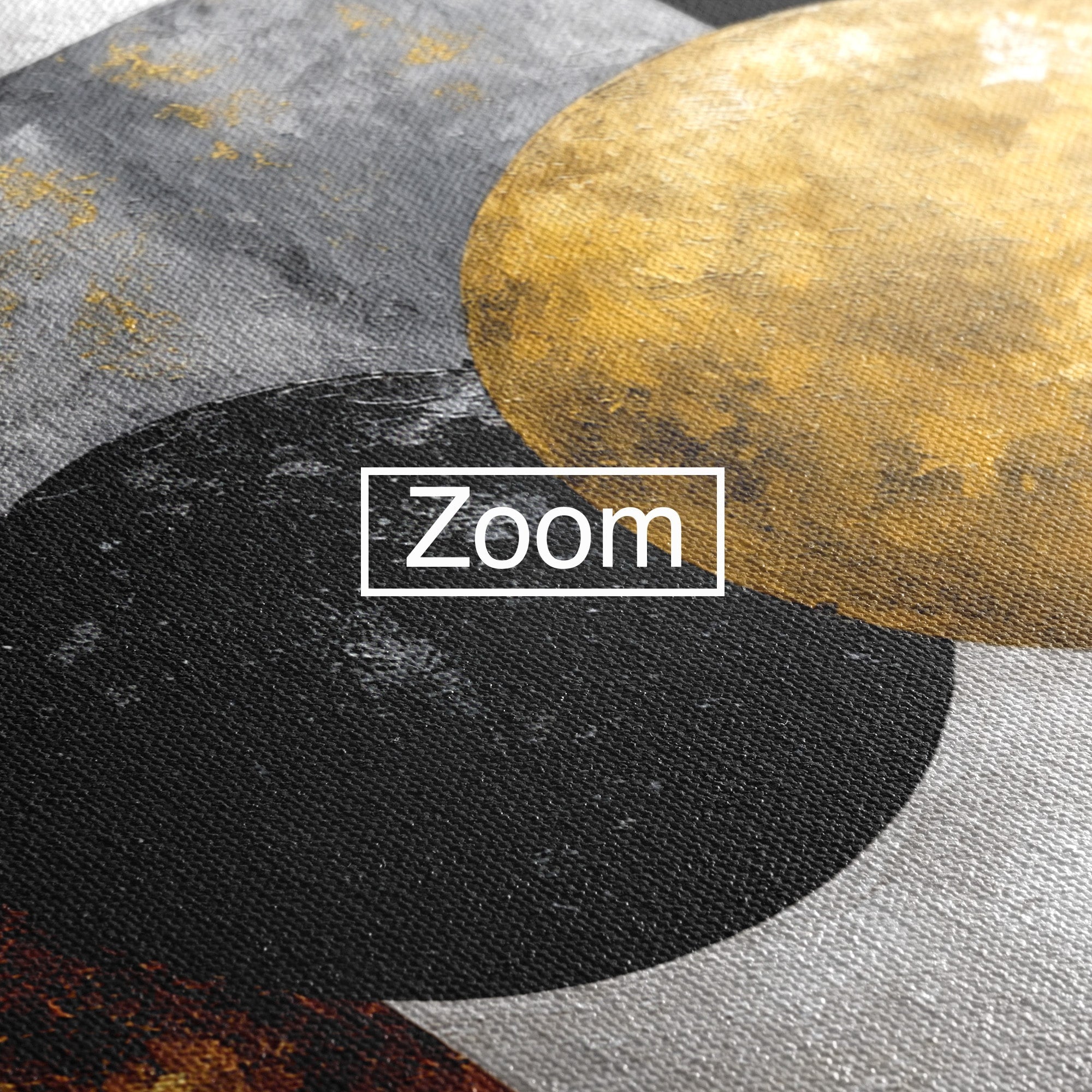 Tablou Canvas Premium LuxCanva® 1318, Armonie Geometrica Aurie, Geometrie, Abstract, Auriu, Birou, Modern, Culori Vibrante