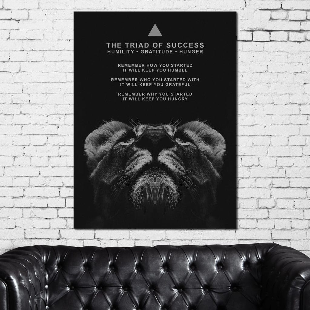 Tablou Canvas Premium LuxCanva® F1022, Drumul Spre Maretie, Succes, Evolutie, Mentalitate, Lider, Succes, Living Room, Birou, Culori vibrante