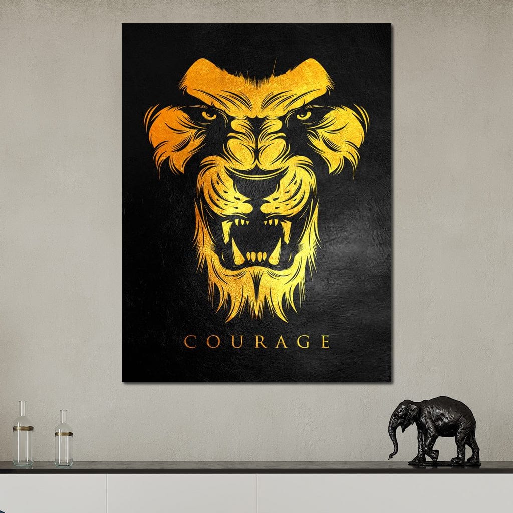 Tablou Canvas Premium LuxCanva® F1023, Privirea Succesului , Succes, Evolutie, Mentalitate, Lider, Succes, Living Room, Birou, Culori vibrante