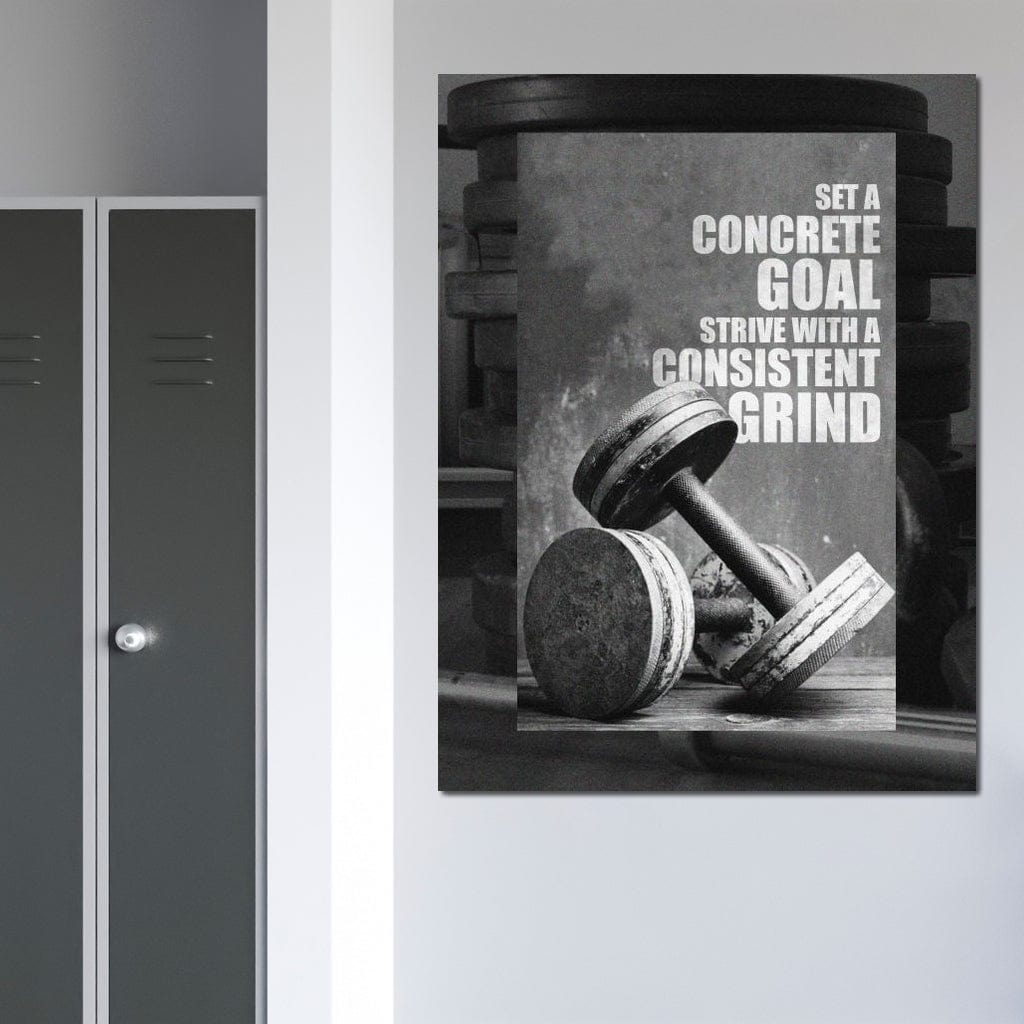 Tablou Canvas Premium  LuxCanva® F1020, Putere Si Perseverenta , Rezistenta, Sport, Disciplina, Determinare, Antrenament, Living, Birou, Sala Sport