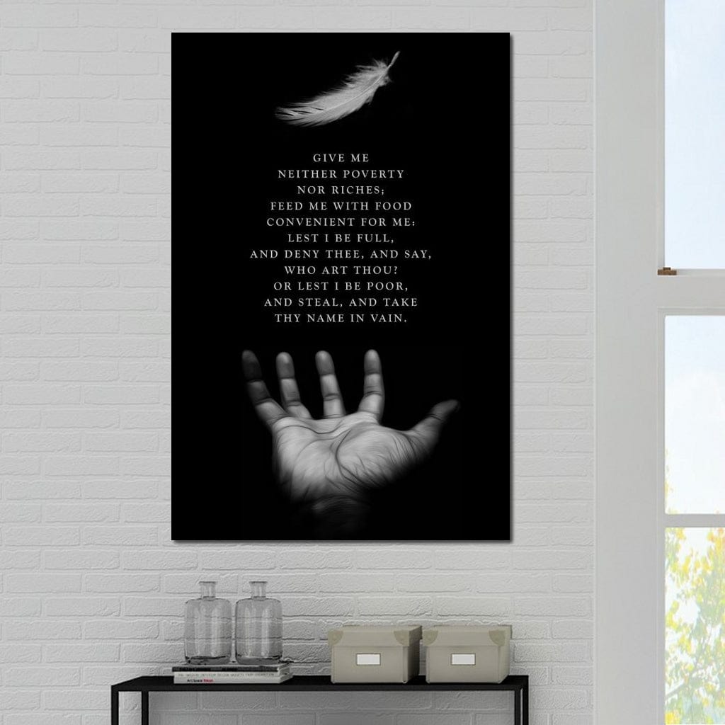 Tablou Canvas Premium LuxCanva® F1011, Echilibrul Vietii , Spiritual, Smerenie, Profunzime, Credinta, Rugaciune, Living, Birou, Culori vibrante