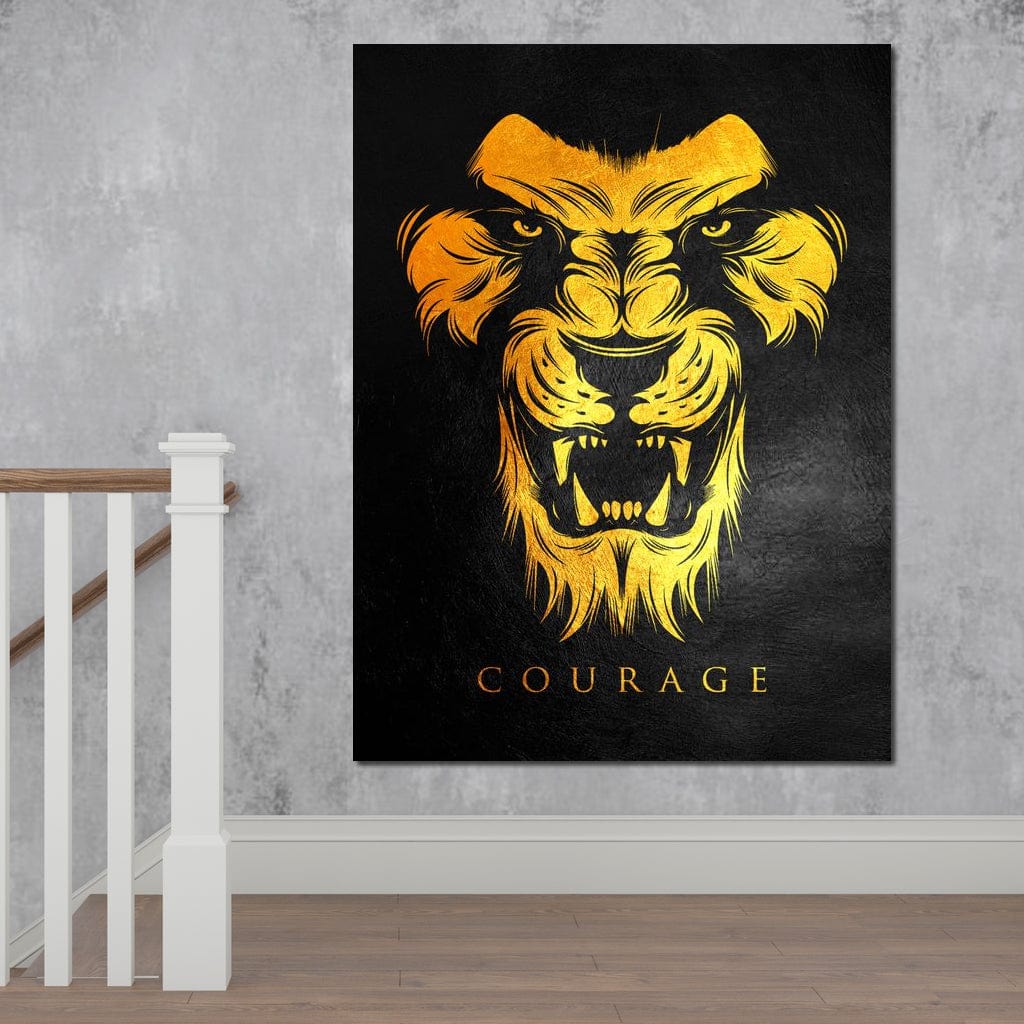 Tablou Canvas Premium LuxCanva® F1023, Privirea Succesului , Succes, Evolutie, Mentalitate, Lider, Succes, Living Room, Birou, Culori vibrante