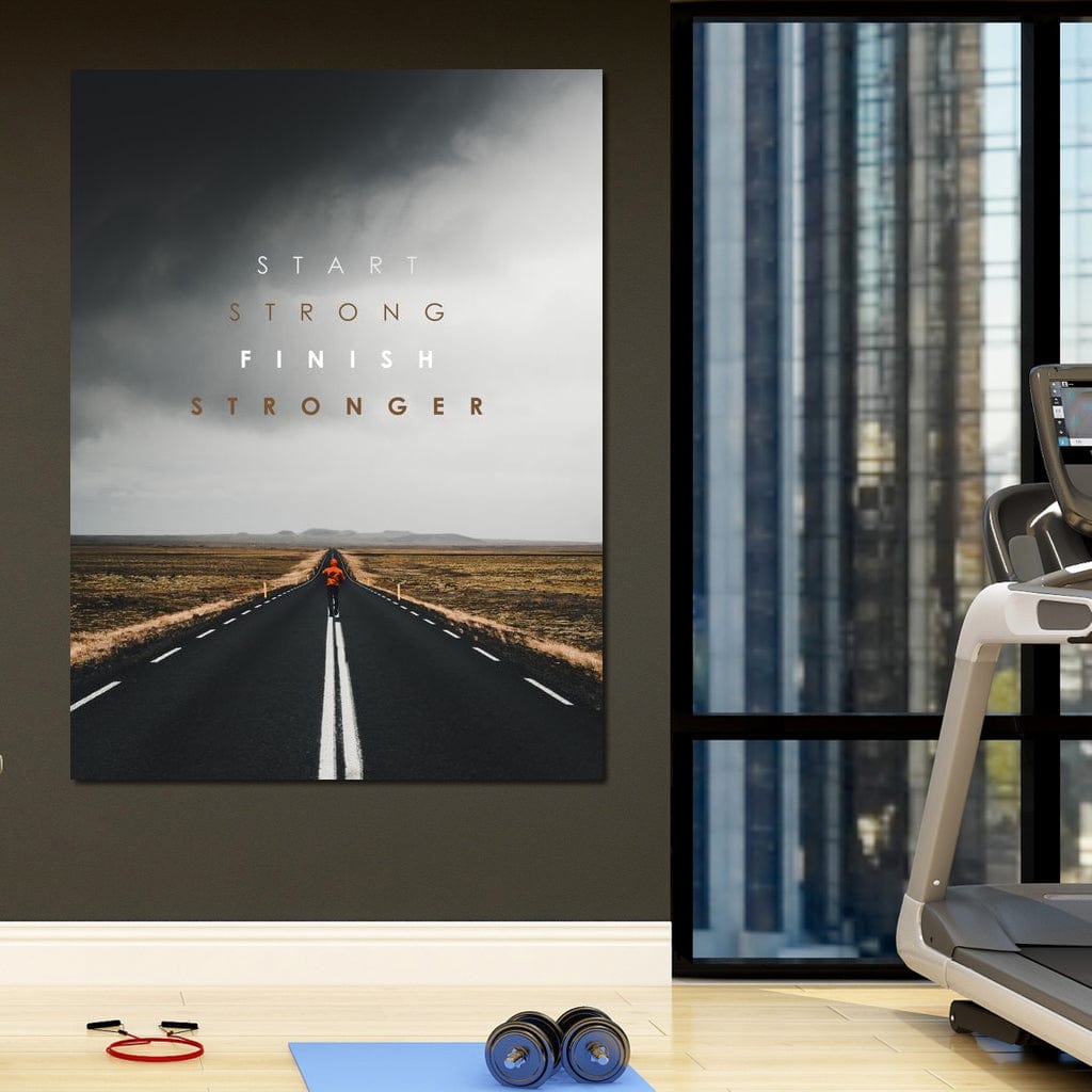 Tablou Canvas Premium LuxCanva® F1024, Calatoria Conteaza , Sportiv, Reusita, Obstacole, Ambitie, Determinare, Living Room, Birou, Culori vibrante