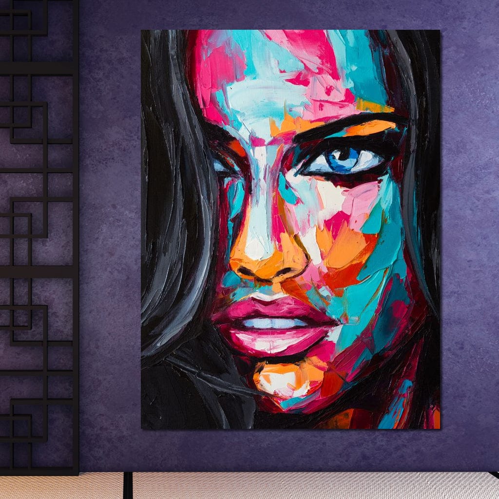 Tablou Canvas Premium LuxCanva® GL1065, Privire Hipnotica , Pictura, Abstract, Portret, Impact, Vizual, Ochi, Patrunzatori, Frumusete, Living, Dormitor