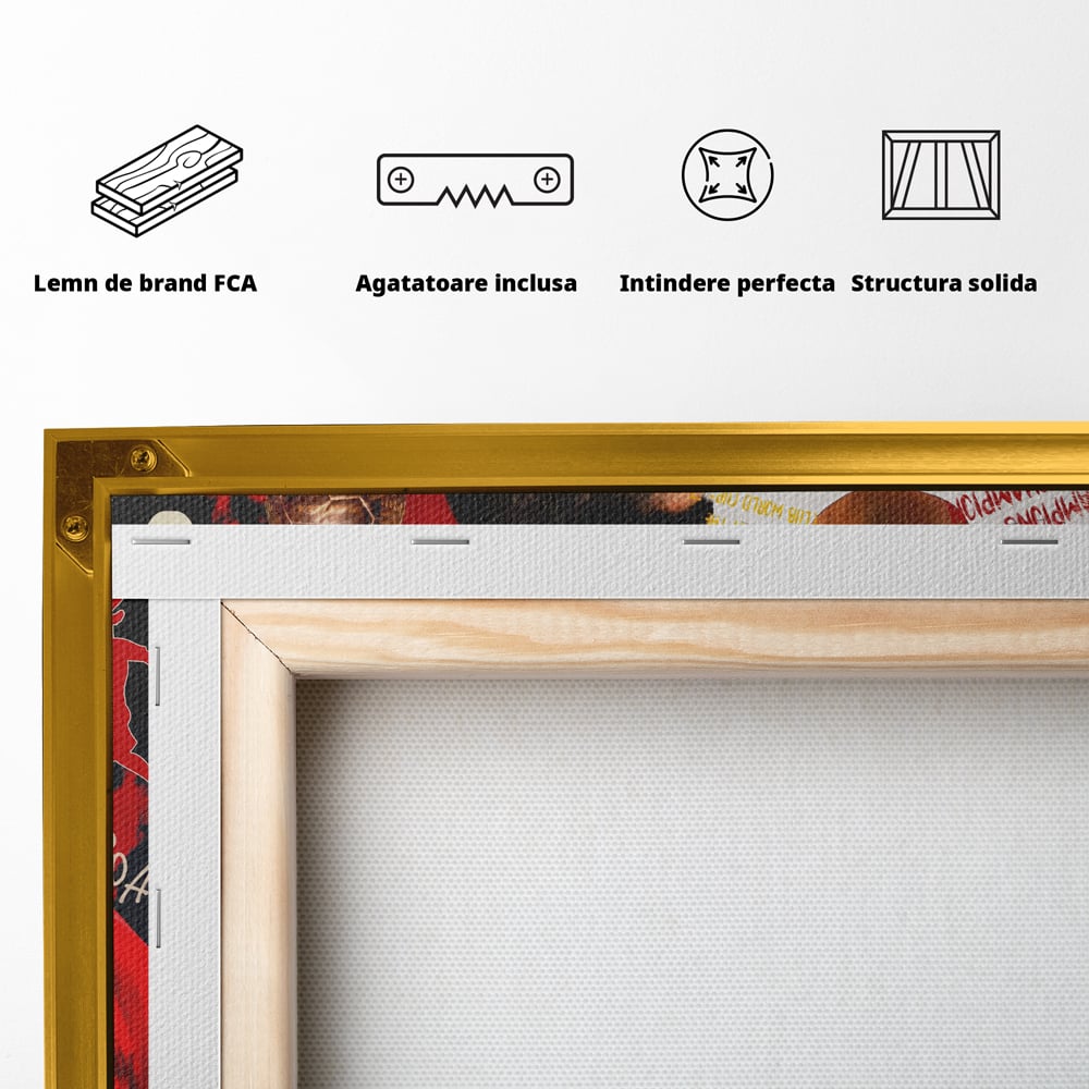 Leinwandbilder Premium LuxCanva® A1001, Cristiano Ronaldo ,Dekorativ, Motivierend, Sport, Sport, Sterne, Lebendige Farben