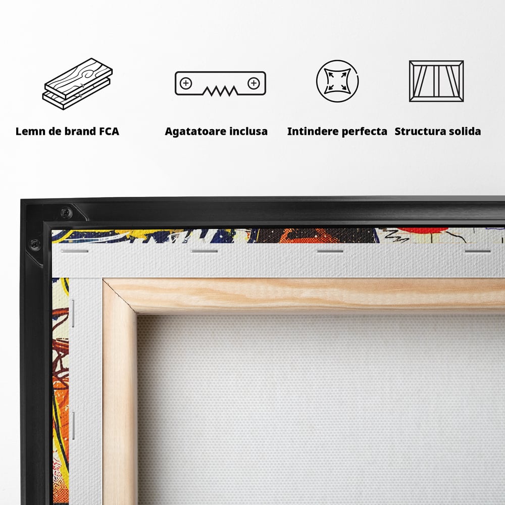 Fotoleinwand Canvas Premium LuxCanva® A1012, LeBron James , Dekorativ, Sport, Basketball, Lebendige Farben