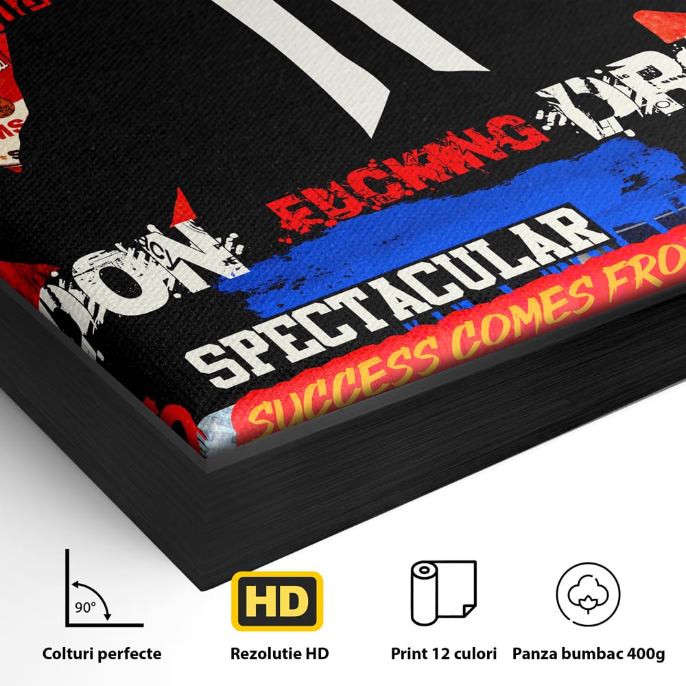 Tablou Canvas Premium, LuxCanva® A1013, Mad Men Don Draper , Decorativ, Serial, Film, Motivational, Culori Vibrante