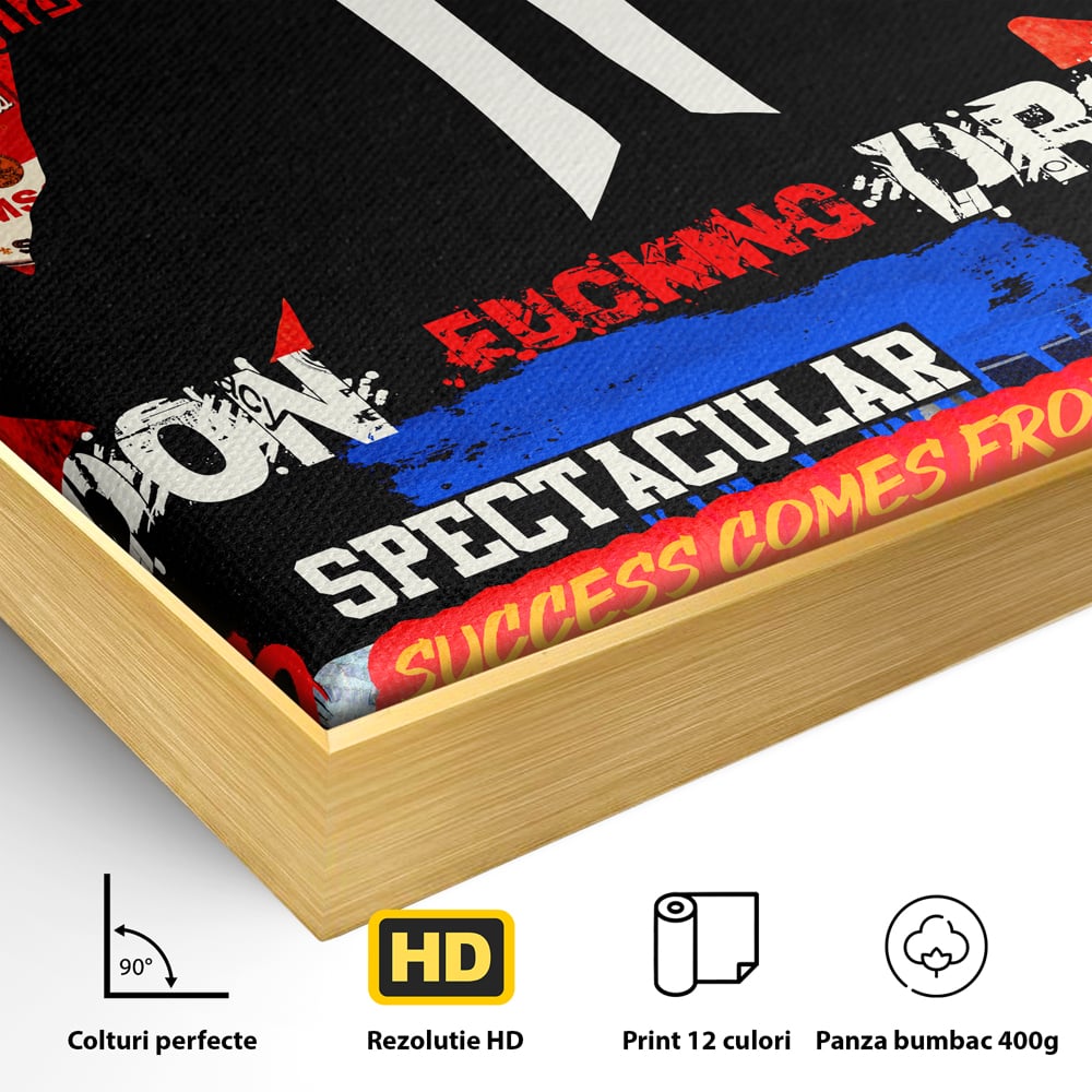 Tablou Canvas Premium, LuxCanva® A1013, Mad Men Don Draper , Decorativ, Serial, Film, Motivational, Culori Vibrante