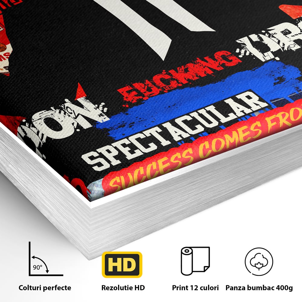 Tablou Canvas Premium, LuxCanva® A1013, Mad Men Don Draper , Decorativ, Serial, Film, Motivational, Culori Vibrante