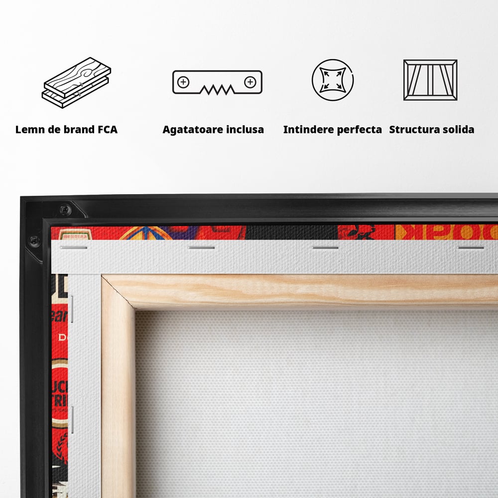 Tablou Canvas Premium, LuxCanva® A1013, Mad Men Don Draper , Decorativ, Serial, Film, Motivational, Culori Vibrante