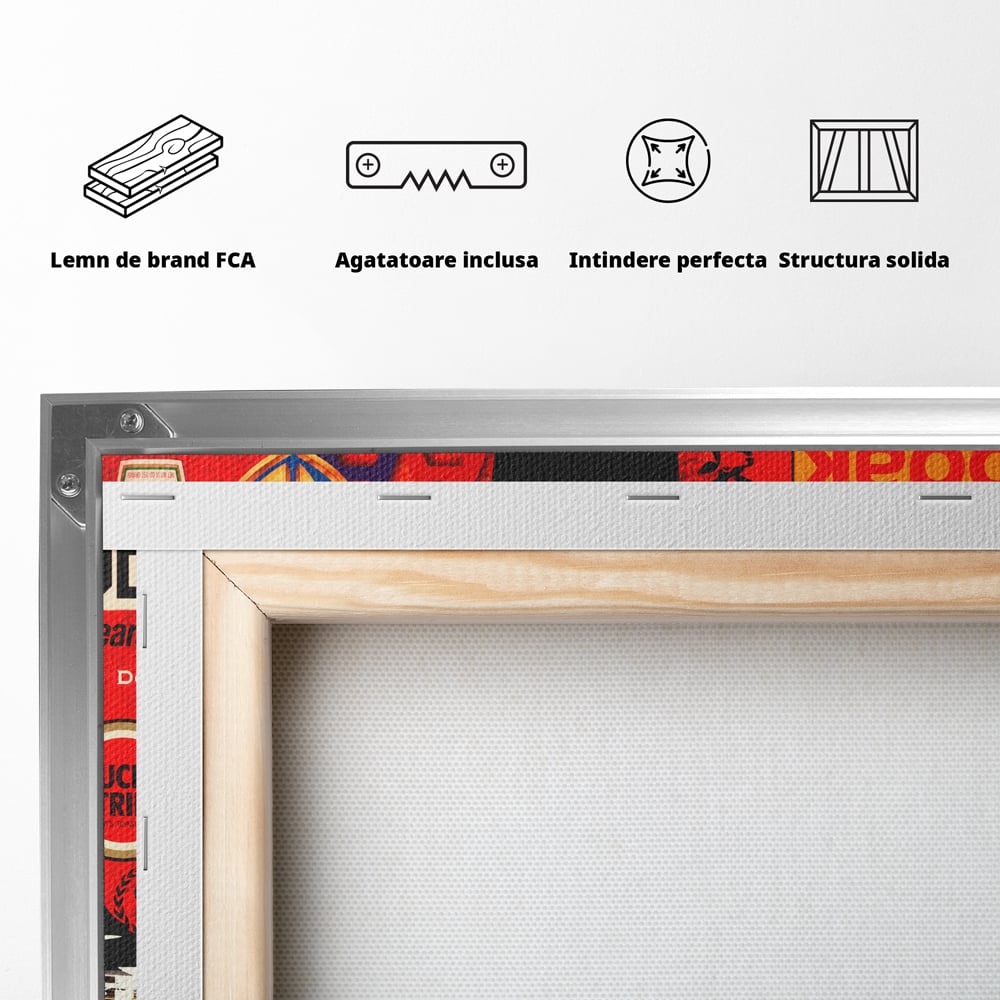 Tablou Canvas Premium, LuxCanva® A1013, Mad Men Don Draper , Decorativ, Serial, Film, Motivational, Culori Vibrante