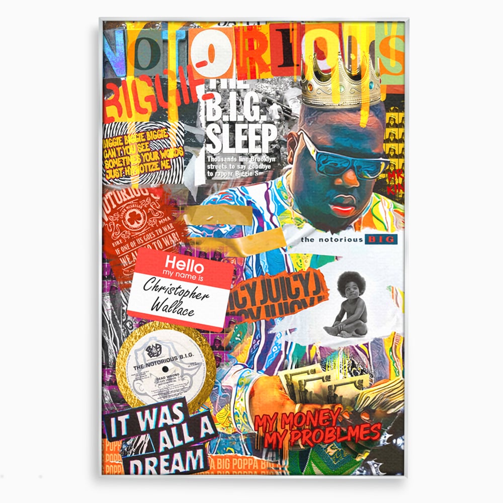 Tablou Canvas Premium LuxCanva® A1014, The Notorious Biggie , Decorativ, Cantaret, Artisit, Rapper, Motivational, Culori Vibrante