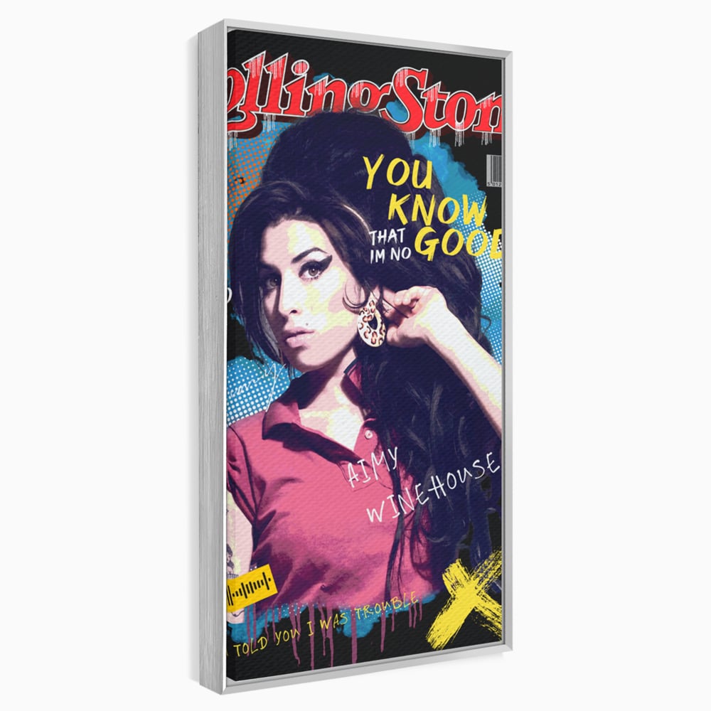Tablou Canvas Premium LuxCanva® A1018, Amy Winehouse , Decorativ, Cantareata, Artista, Culori Vibrante
