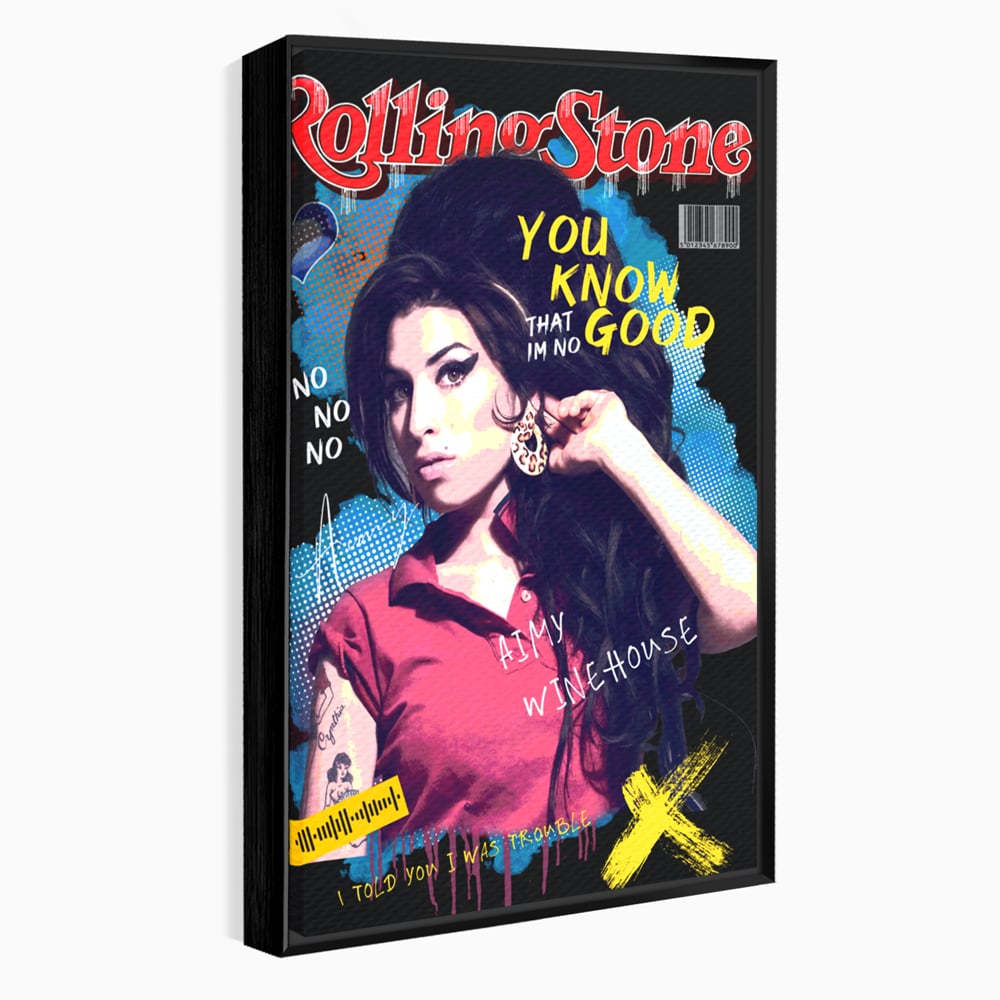 Tablou Canvas Premium LuxCanva® A1018, Amy Winehouse , Decorativ, Cantareata, Artista, Culori Vibrante