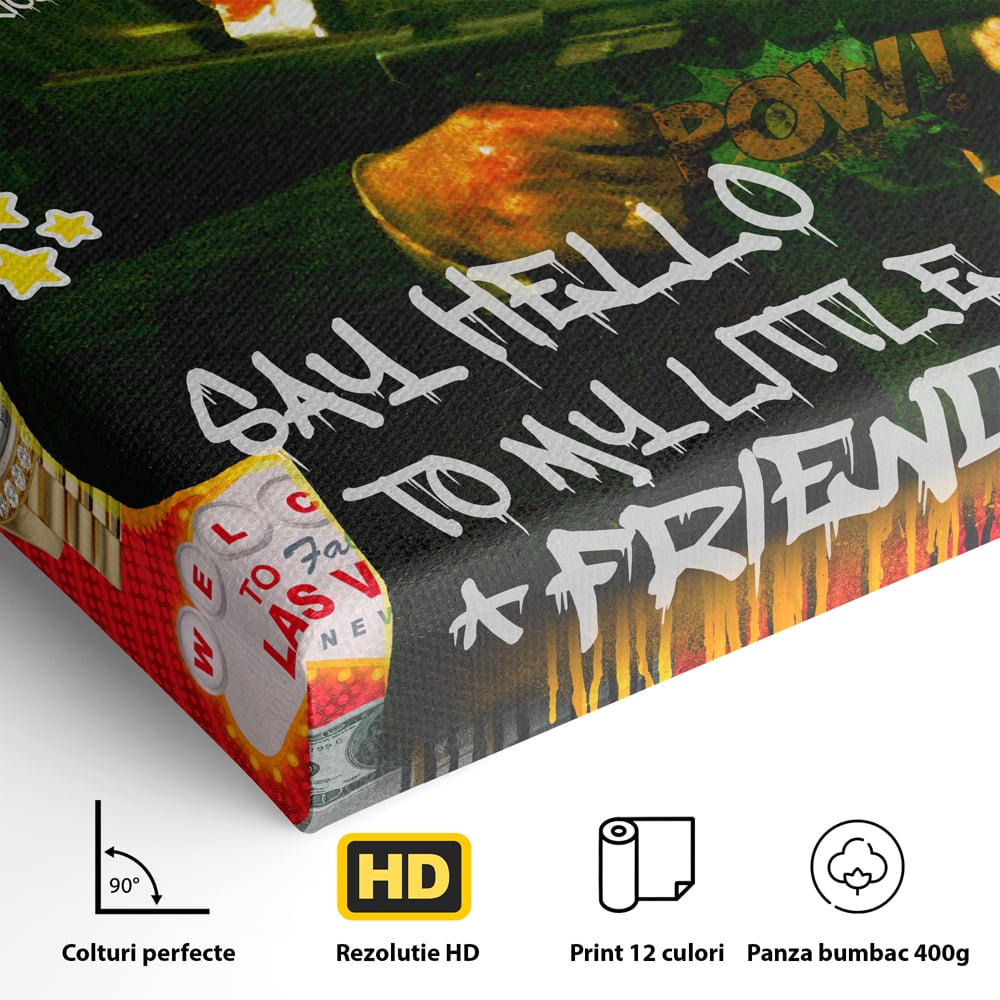 Leinwand Wandbilder Leinwand Premium, LuxCanva® A1019, Alfredo Pacino, Dekorativ, Schauspieler, Star, Film, Lebendige Farben