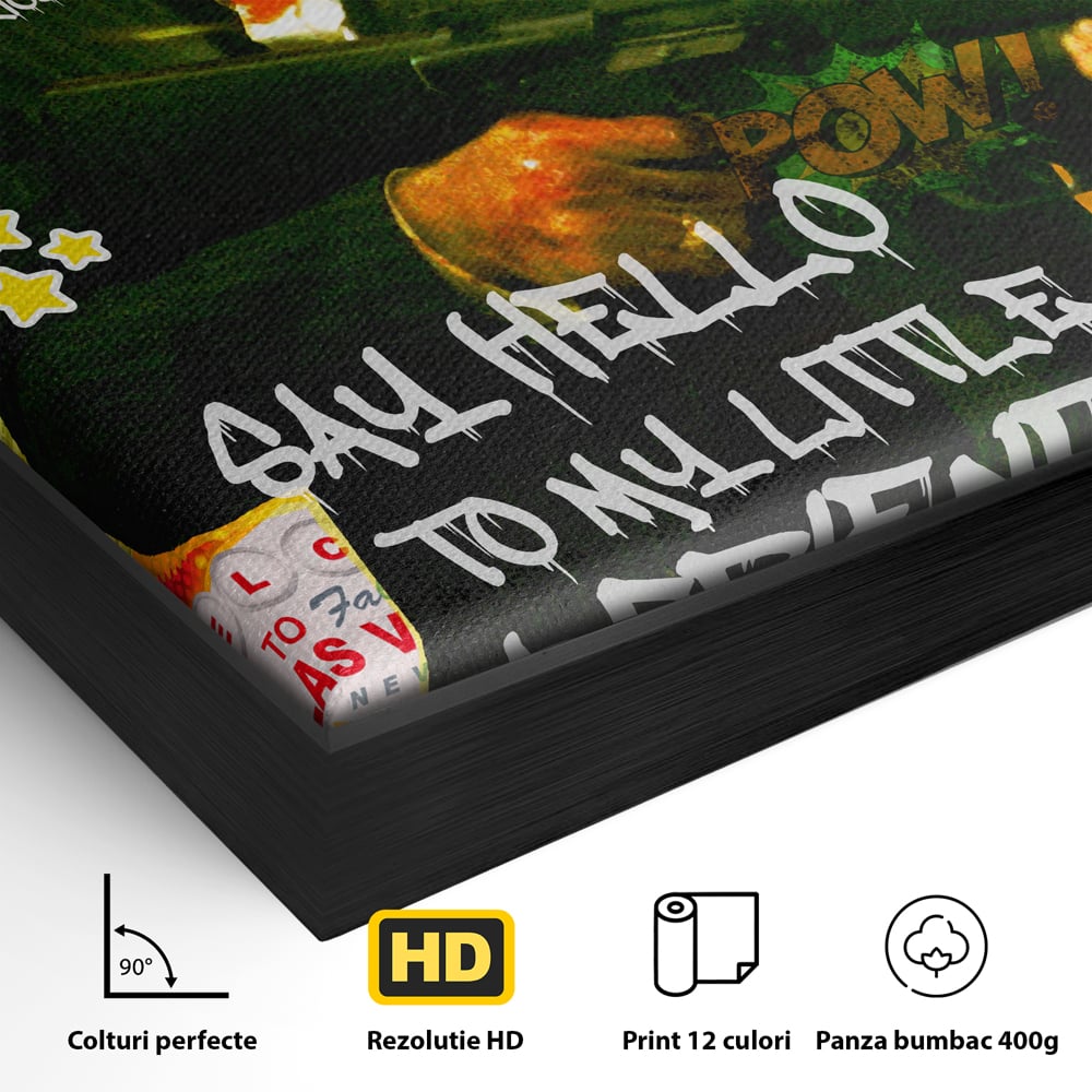 Leinwand Wandbilder Leinwand Premium, LuxCanva® A1019, Alfredo Pacino, Dekorativ, Schauspieler, Star, Film, Lebendige Farben