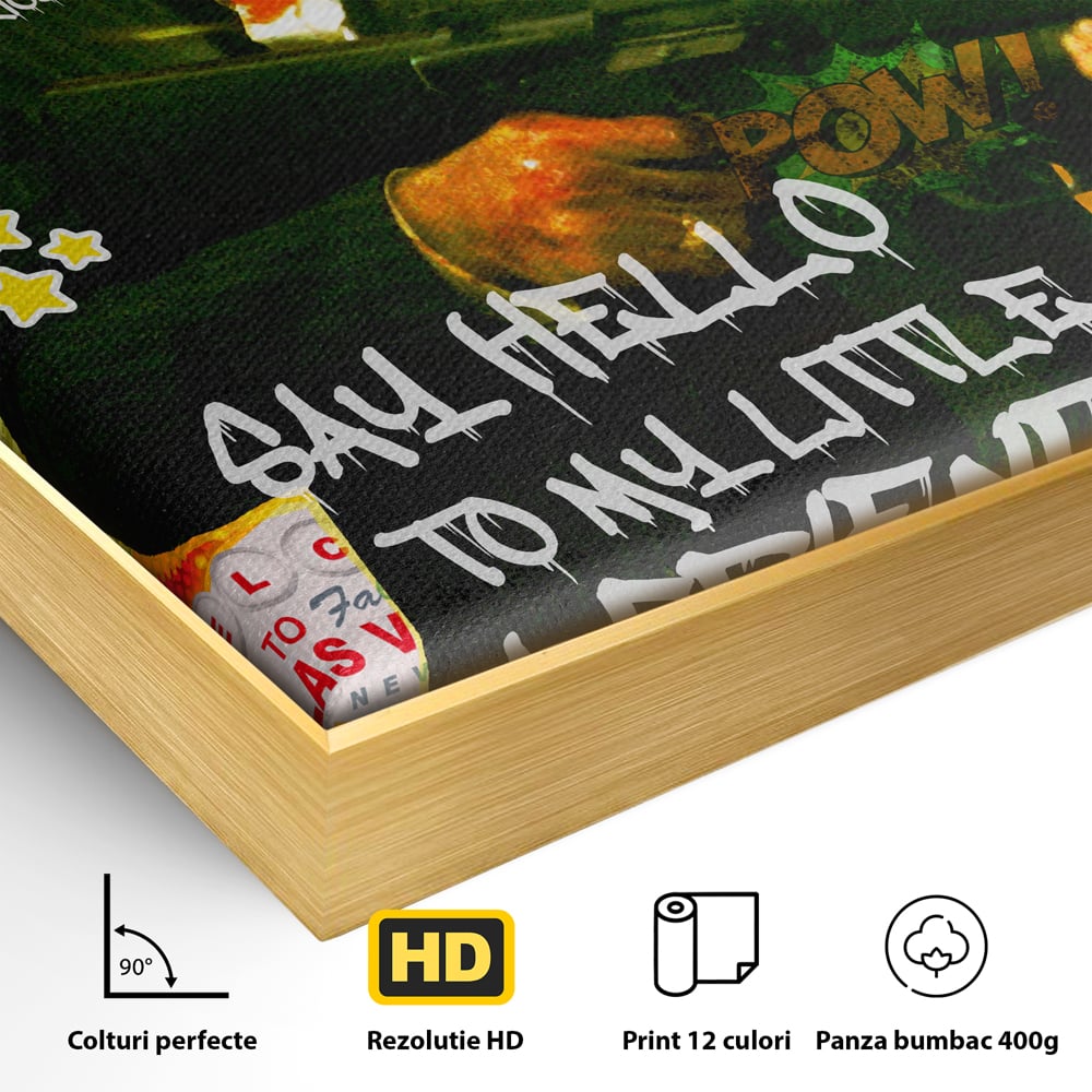 Leinwand Wandbilder Leinwand Premium, LuxCanva® A1019, Alfredo Pacino, Dekorativ, Schauspieler, Star, Film, Lebendige Farben