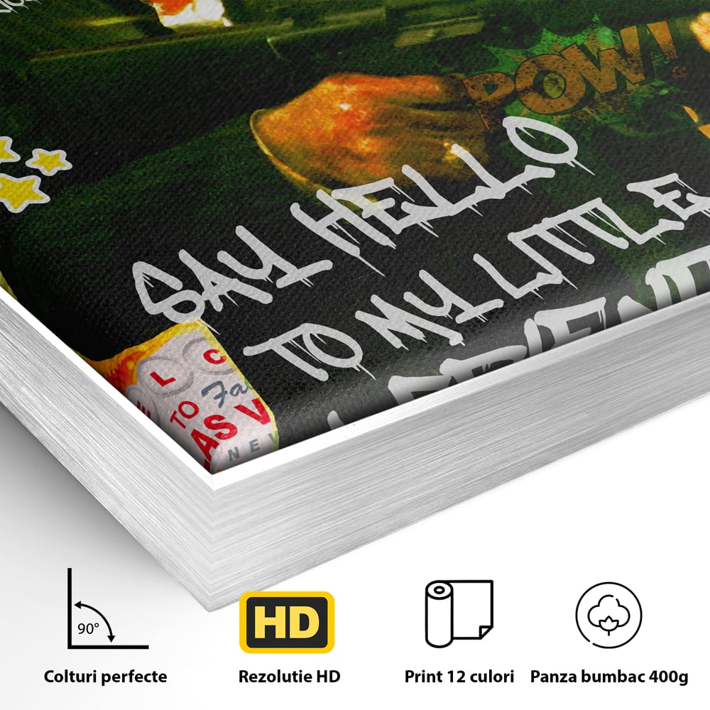 Leinwand Wandbilder Leinwand Premium, LuxCanva® A1019, Alfredo Pacino, Dekorativ, Schauspieler, Star, Film, Lebendige Farben