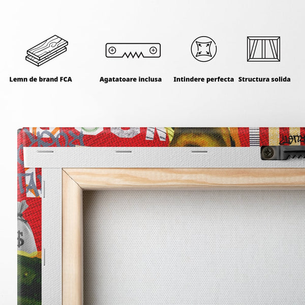 Leinwand Wandbilder Leinwand Premium, LuxCanva® A1019, Alfredo Pacino, Dekorativ, Schauspieler, Star, Film, Lebendige Farben