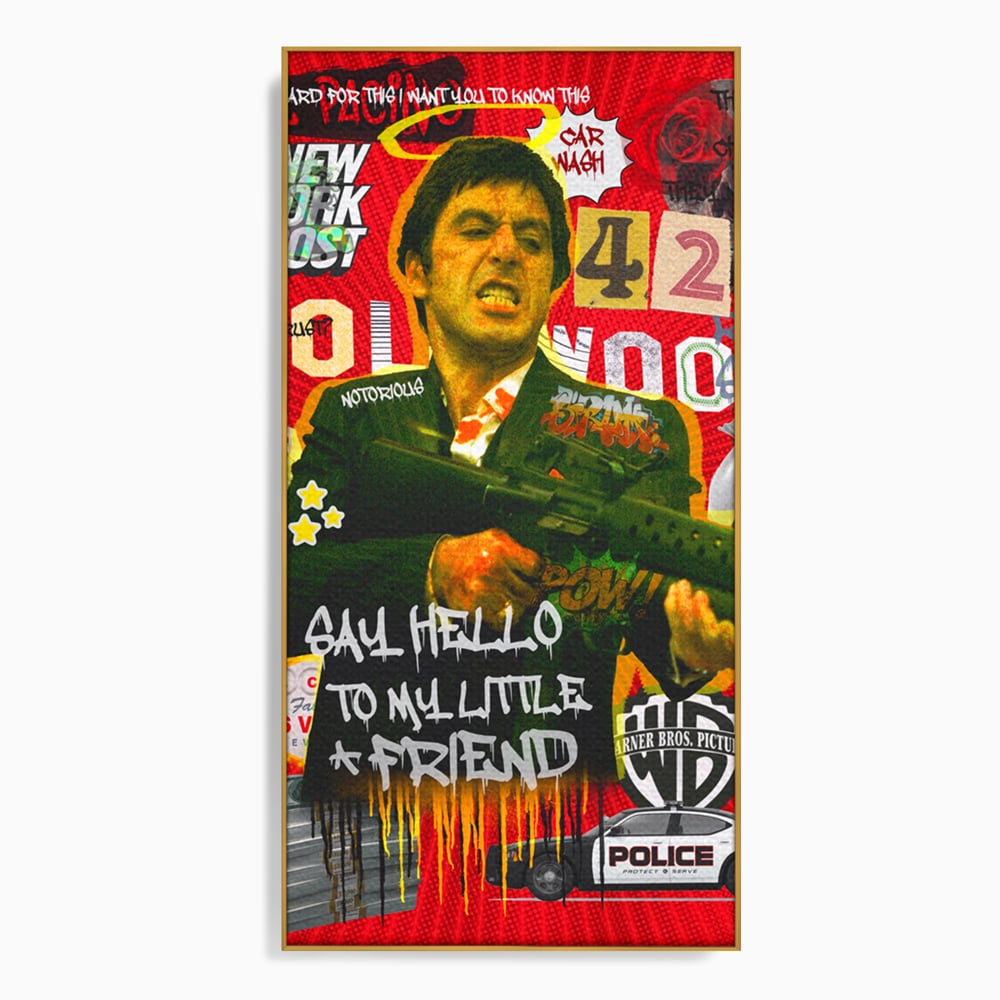 Leinwand Wandbilder Leinwand Premium, LuxCanva® A1019, Alfredo Pacino, Dekorativ, Schauspieler, Star, Film, Lebendige Farben
