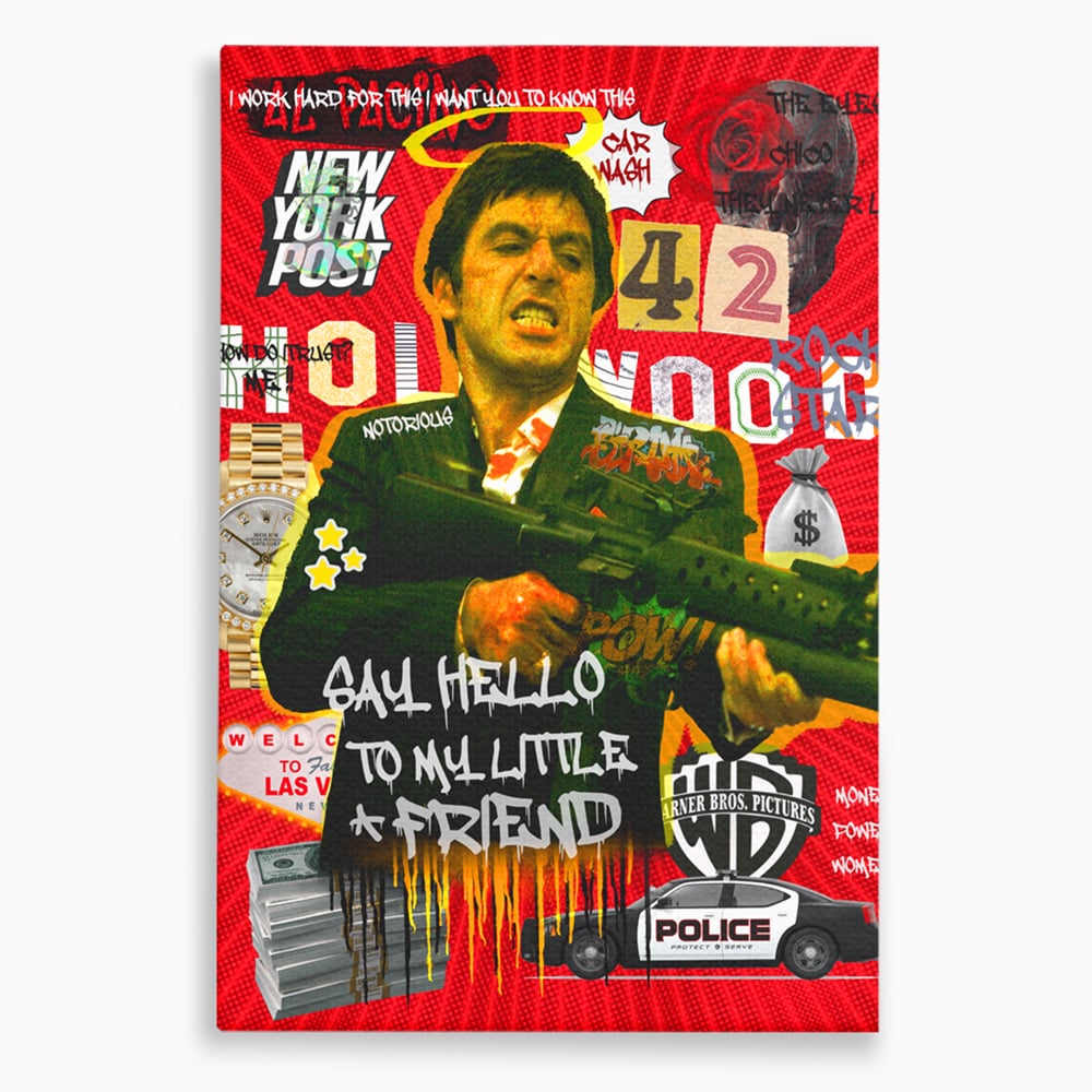 Leinwand Wandbilder Leinwand Premium, LuxCanva® A1019, Alfredo Pacino, Dekorativ, Schauspieler, Star, Film, Lebendige Farben
