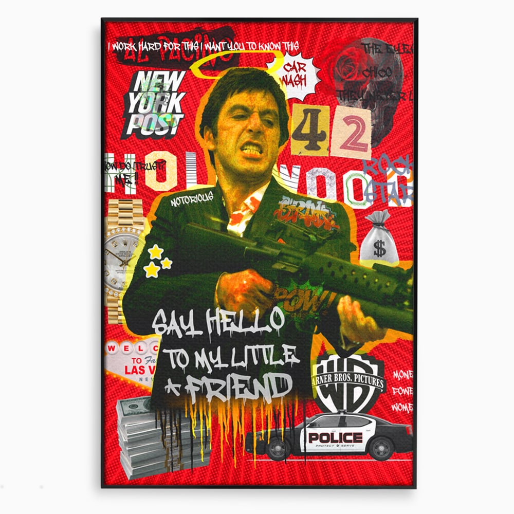 Leinwand Wandbilder Leinwand Premium, LuxCanva® A1019, Alfredo Pacino, Dekorativ, Schauspieler, Star, Film, Lebendige Farben