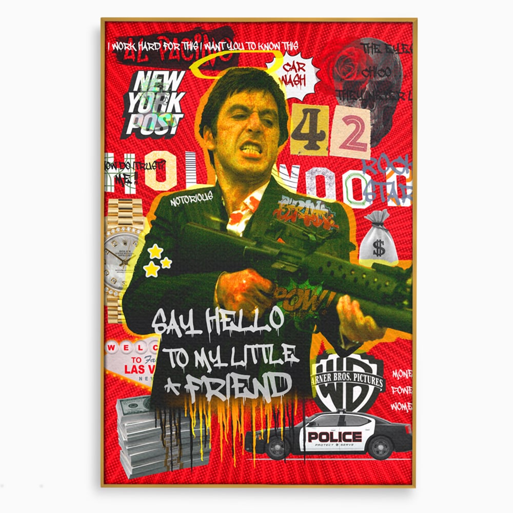 Leinwand Wandbilder Leinwand Premium, LuxCanva® A1019, Alfredo Pacino, Dekorativ, Schauspieler, Star, Film, Lebendige Farben