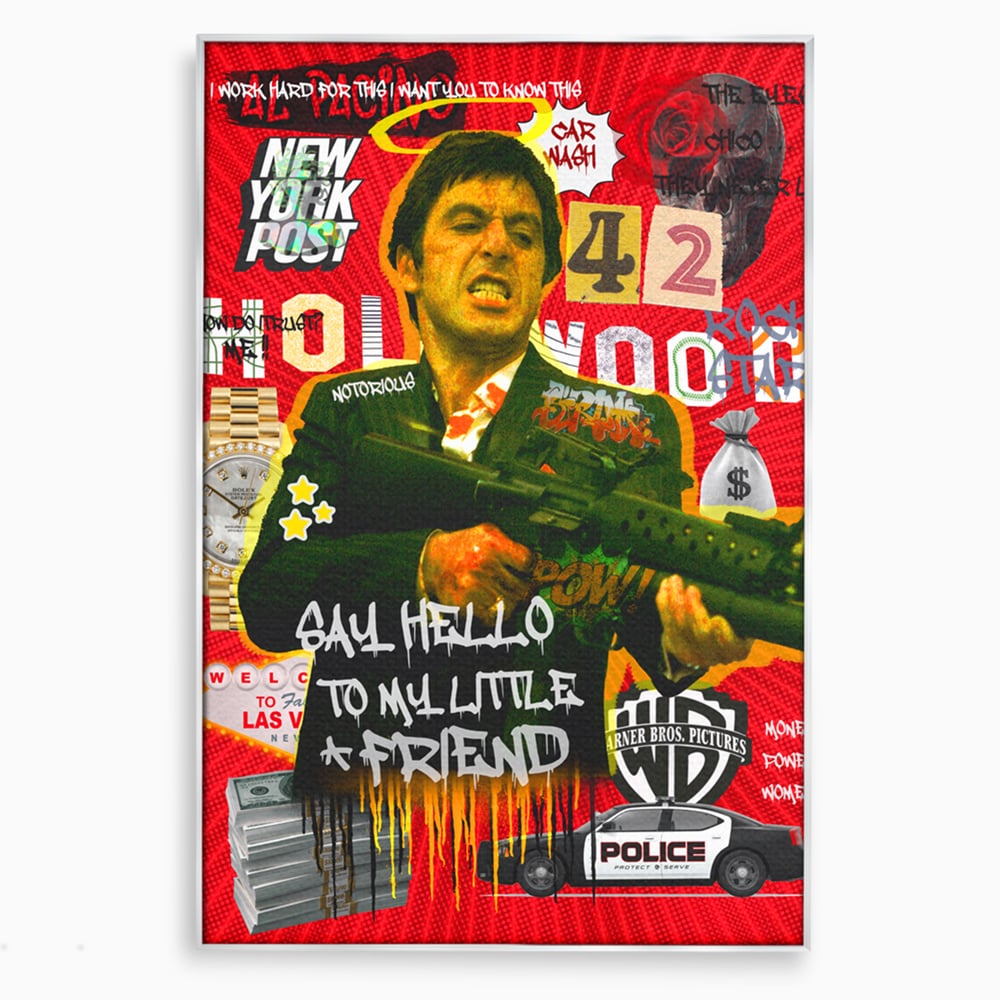 Leinwand Wandbilder Leinwand Premium, LuxCanva® A1019, Alfredo Pacino, Dekorativ, Schauspieler, Star, Film, Lebendige Farben