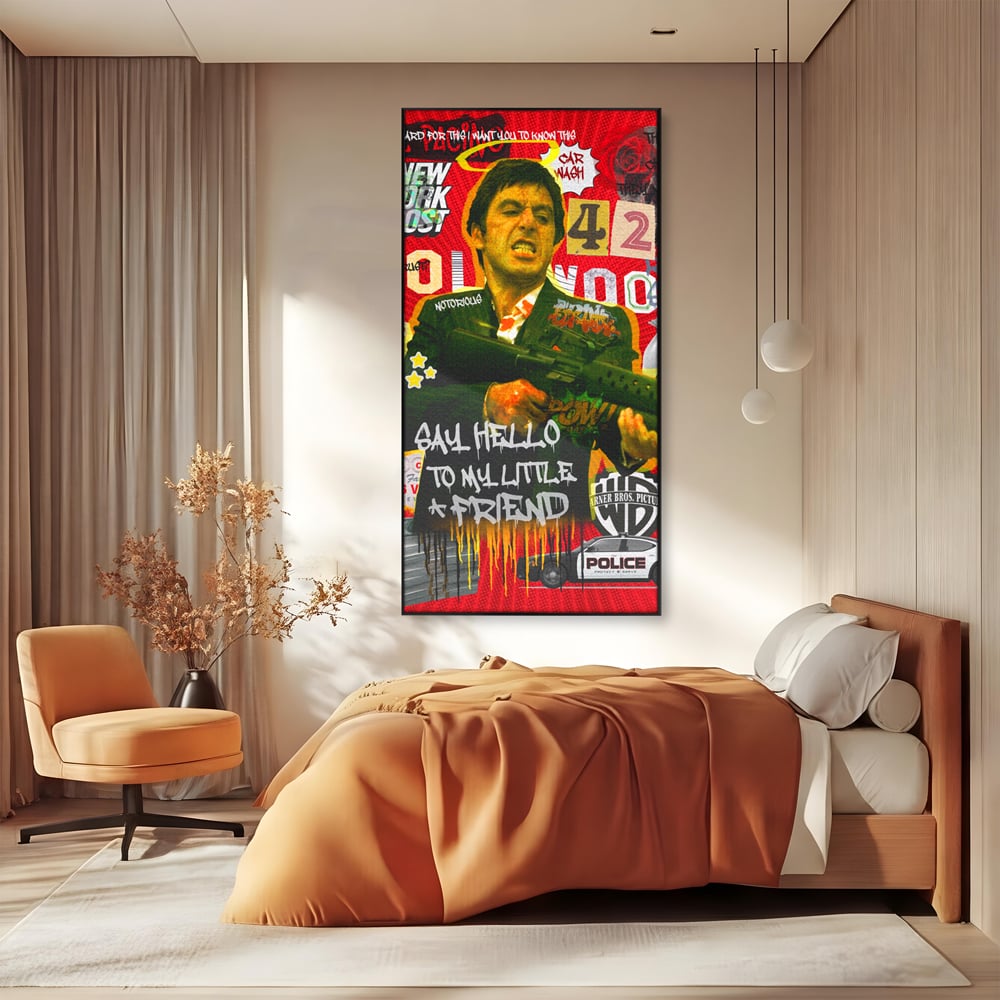 Leinwand Wandbilder Leinwand Premium, LuxCanva® A1019, Alfredo Pacino, Dekorativ, Schauspieler, Star, Film, Lebendige Farben