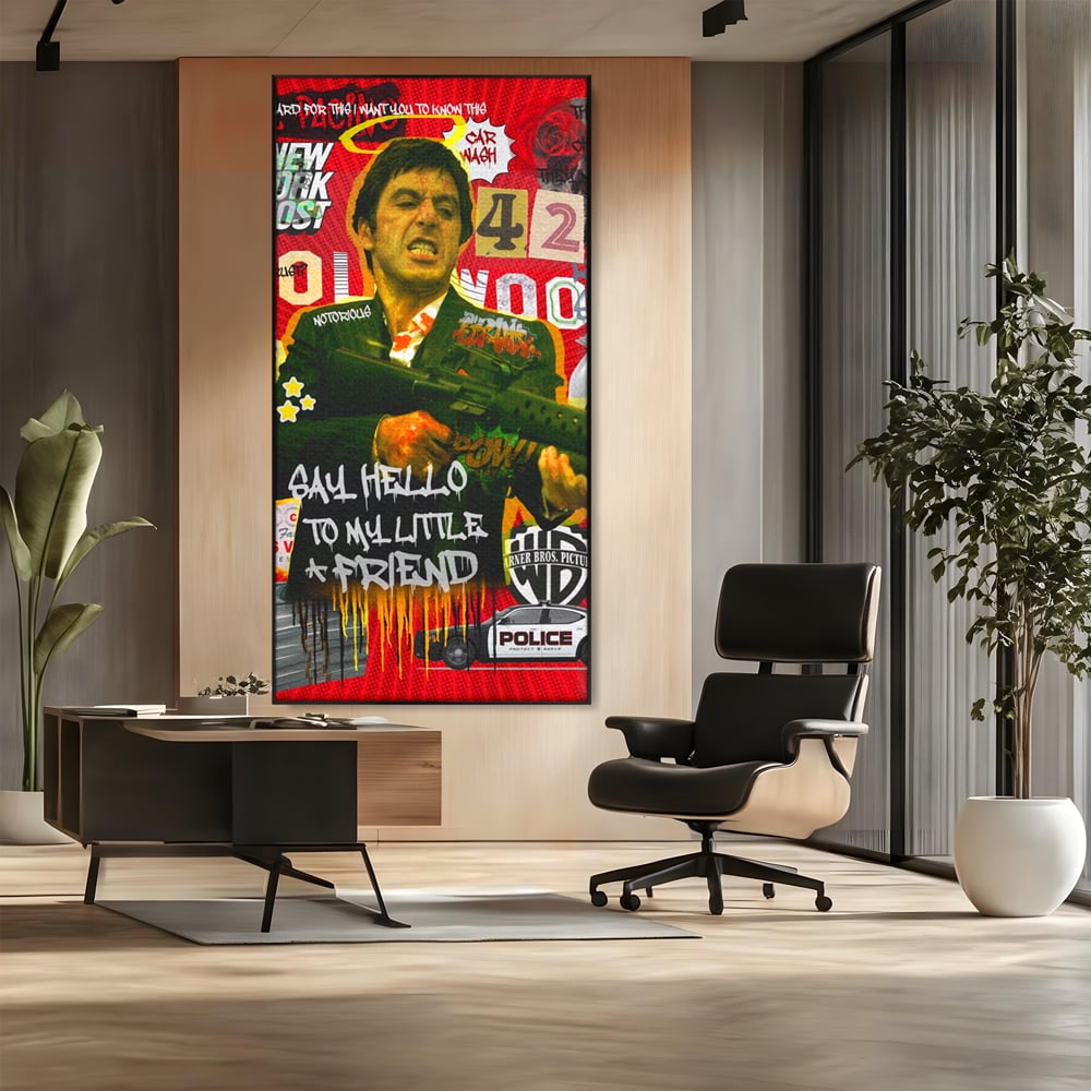 Leinwand Wandbilder Leinwand Premium, LuxCanva® A1019, Alfredo Pacino, Dekorativ, Schauspieler, Star, Film, Lebendige Farben