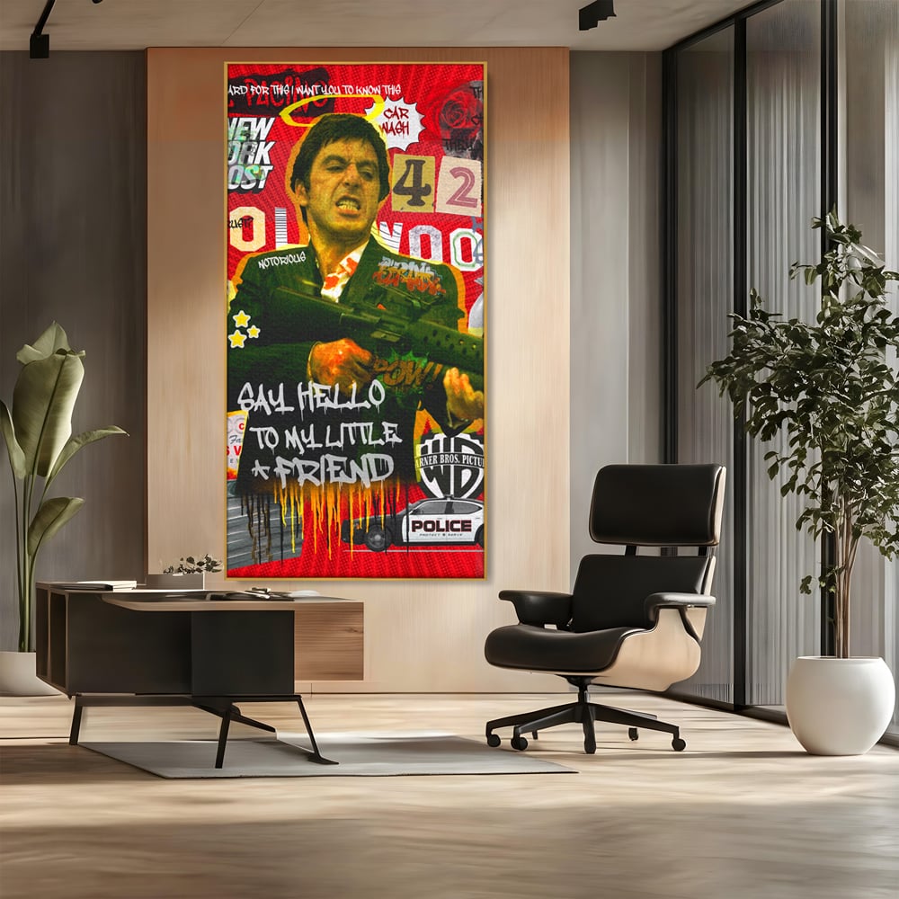 Leinwand Wandbilder Leinwand Premium, LuxCanva® A1019, Alfredo Pacino, Dekorativ, Schauspieler, Star, Film, Lebendige Farben