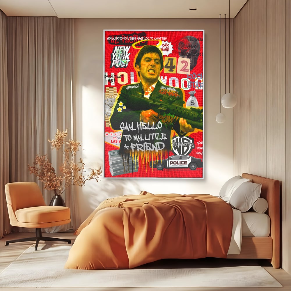 Leinwand Wandbilder Leinwand Premium, LuxCanva® A1019, Alfredo Pacino, Dekorativ, Schauspieler, Star, Film, Lebendige Farben