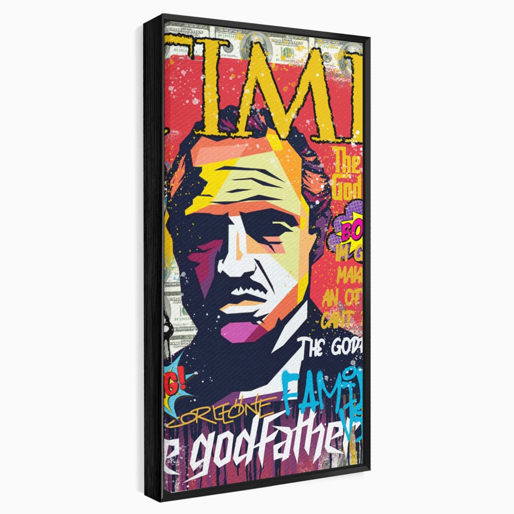 Tablou Canvas Premium LuxCanva® A1021, The Godfather , Decorativ, Actori, Vedete, Film, Culori Vibrante