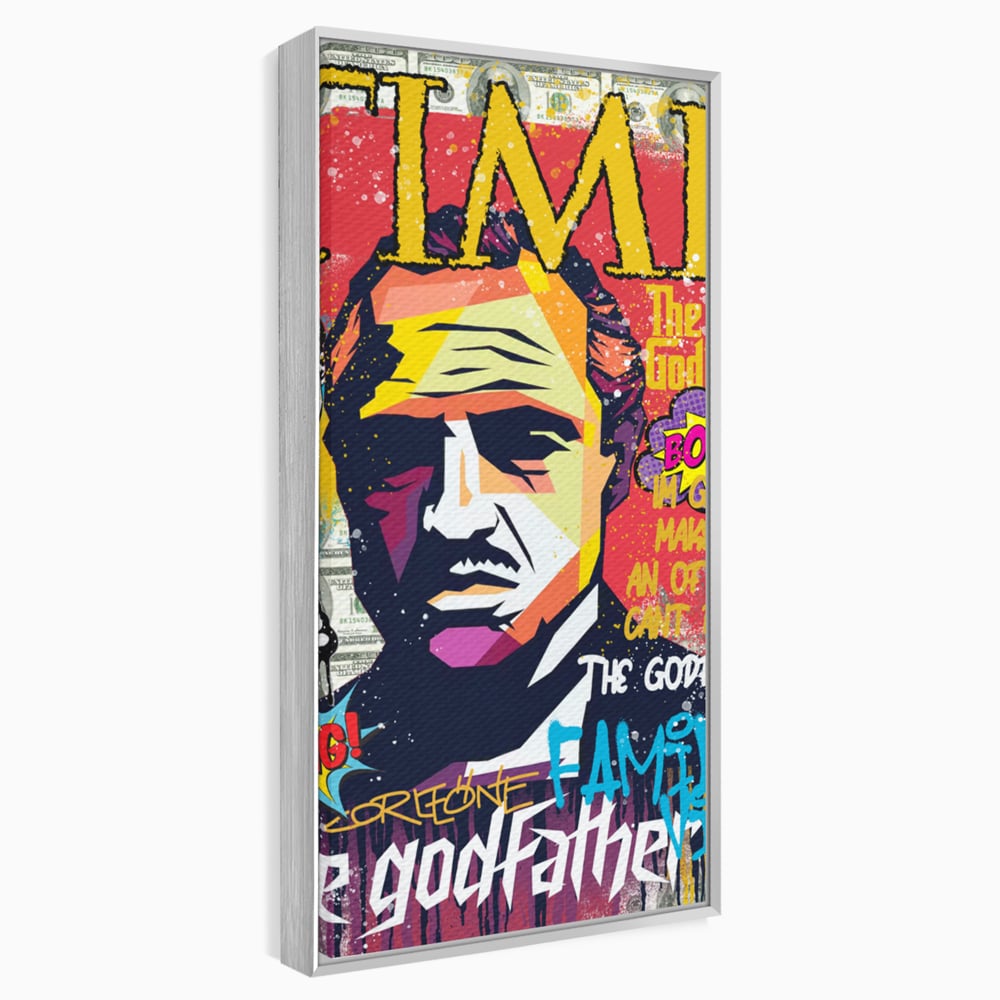 Tablou Canvas Premium LuxCanva® A1021, The Godfather , Decorativ, Actori, Vedete, Film, Culori Vibrante