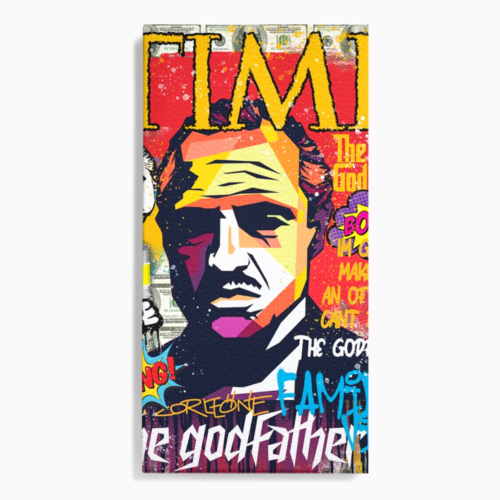 Tablou Canvas Premium LuxCanva® A1021, The Godfather , Decorativ, Actori, Vedete, Film, Culori Vibrante