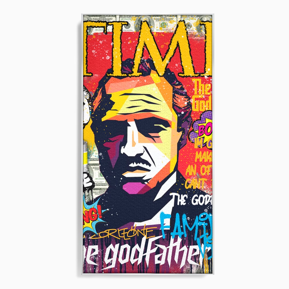 Tablou Canvas Premium LuxCanva® A1021, The Godfather , Decorativ, Actori, Vedete, Film, Culori Vibrante