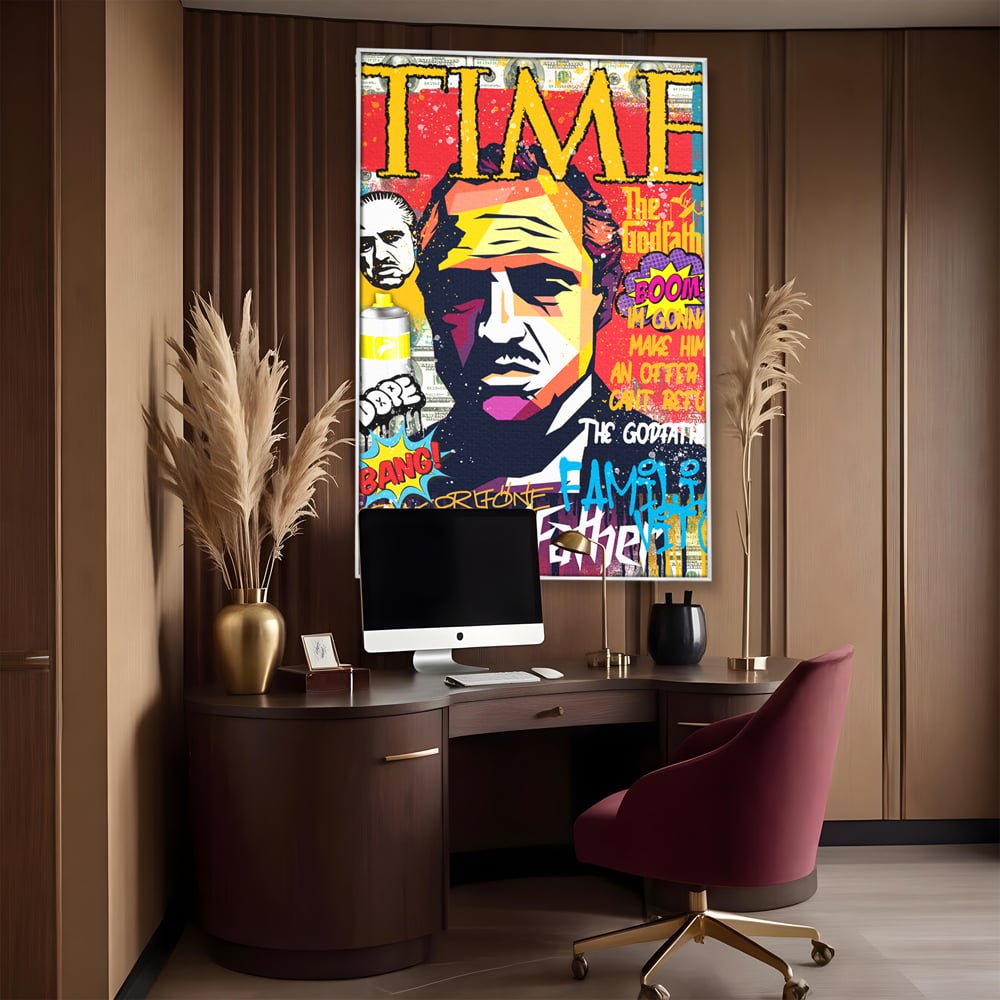 Tablou Canvas Premium LuxCanva® A1021, The Godfather , Decorativ, Actori, Vedete, Film, Culori Vibrante