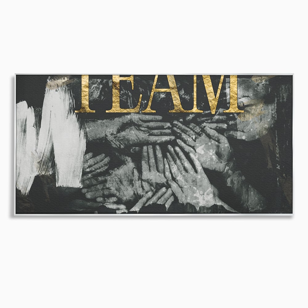 Leinwand Premium Canvas Wandbilder, LuxCanva® A1031, Team, Dekorativ, Team, Teamarbeit, Büro, Motivierend, Lebendige Farben